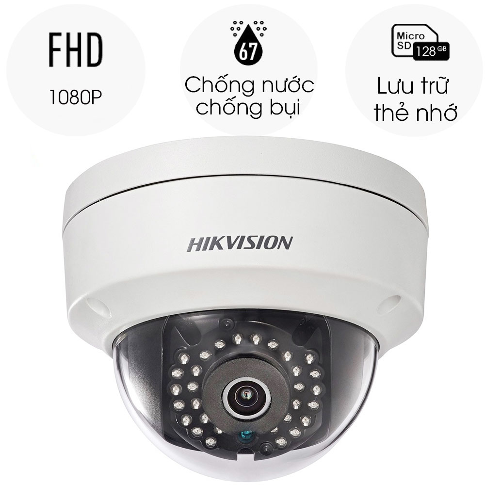 Camera IP Wifi Dome Hikvision DS-2CD2121G0-IWS 1080p