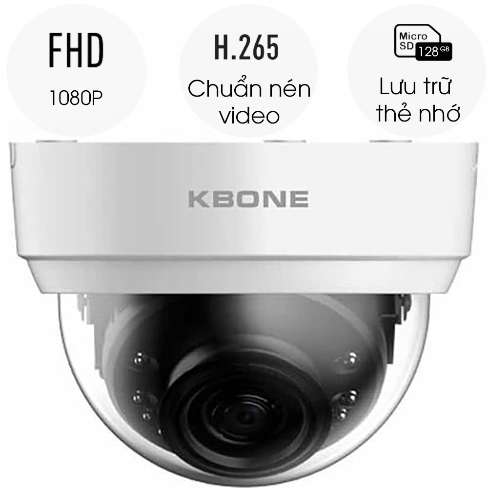 Camera IP Wifi KBONE KN-2002WN 1080p F2.8mm