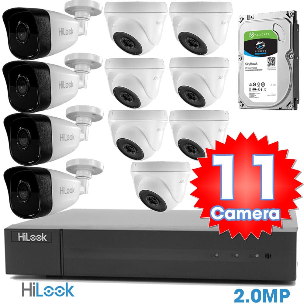 Lắp đặt trọn bộ 11 camera giám sát 2.0MP HiLook